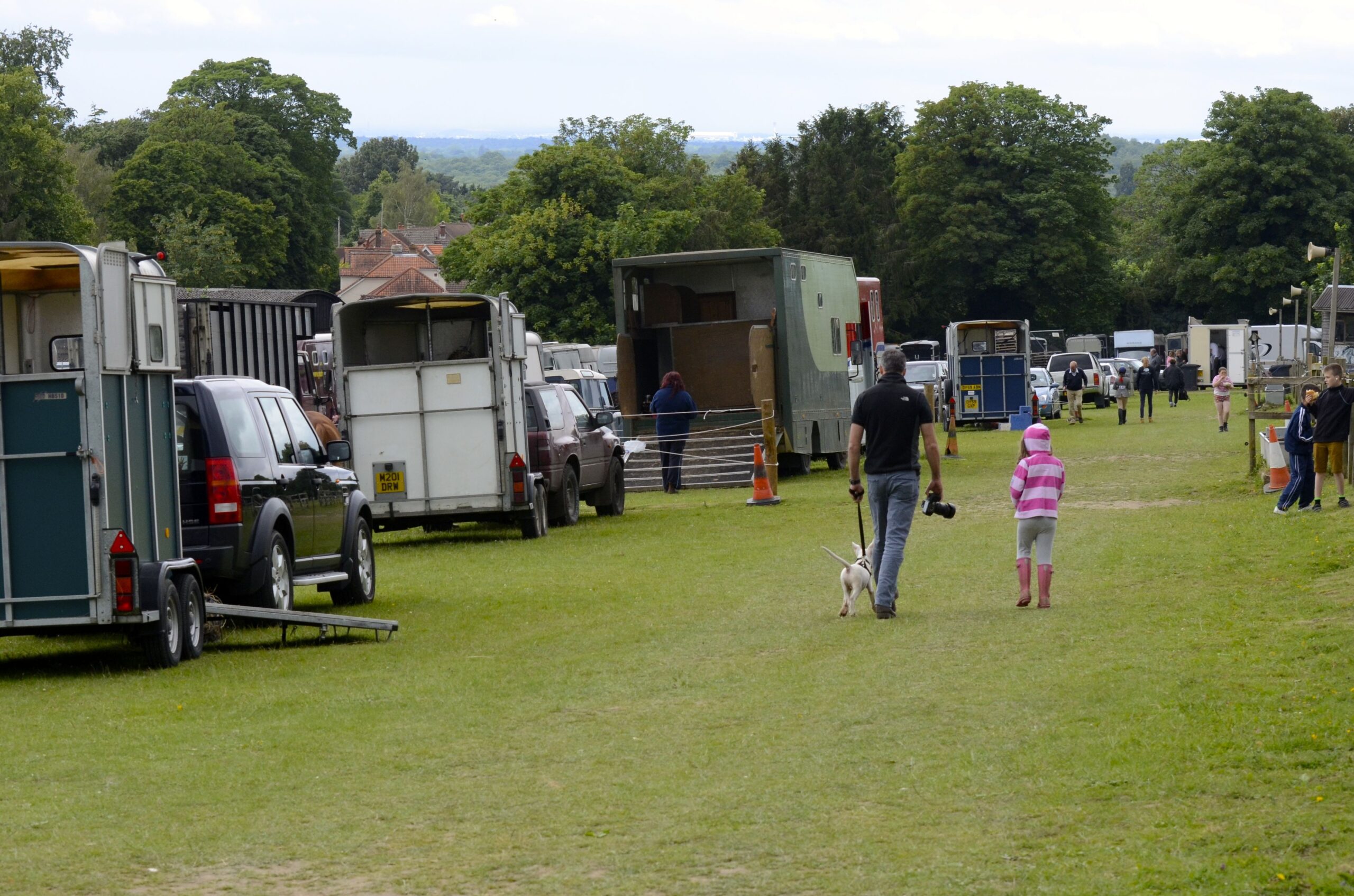 Lorry park Great Bookham Equestrian Center